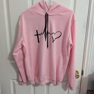 💓3/$15 Pink Graphic Hoodie